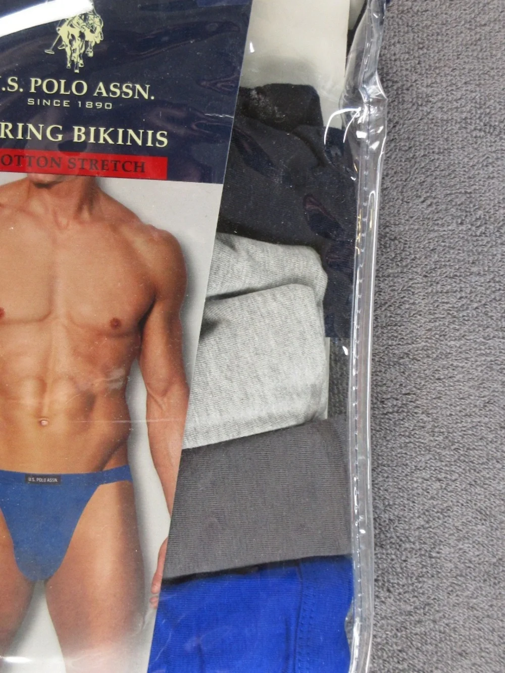 U.S. Polo Assn. men's string bikini briefs